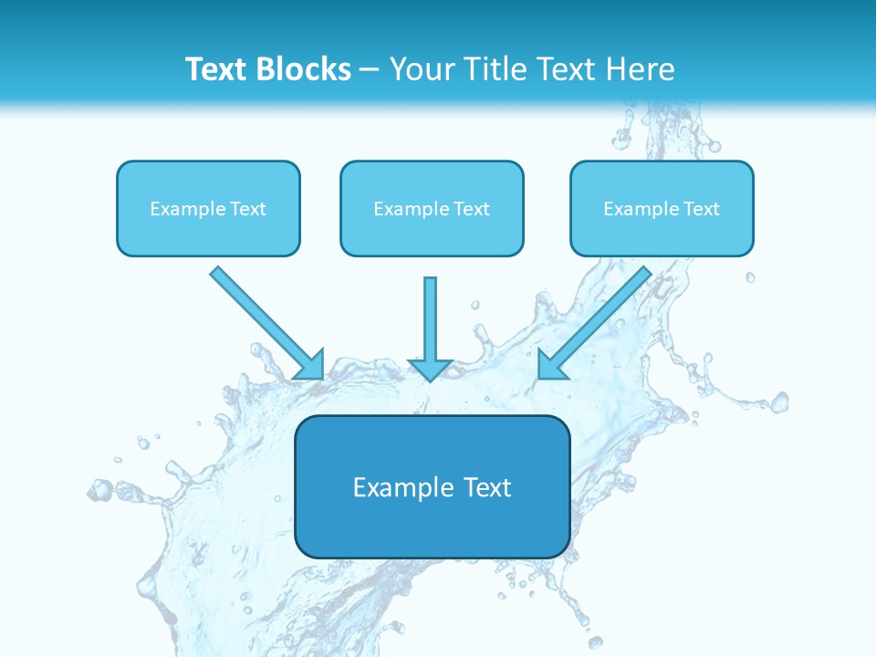Purity Liquid Color PowerPoint Template