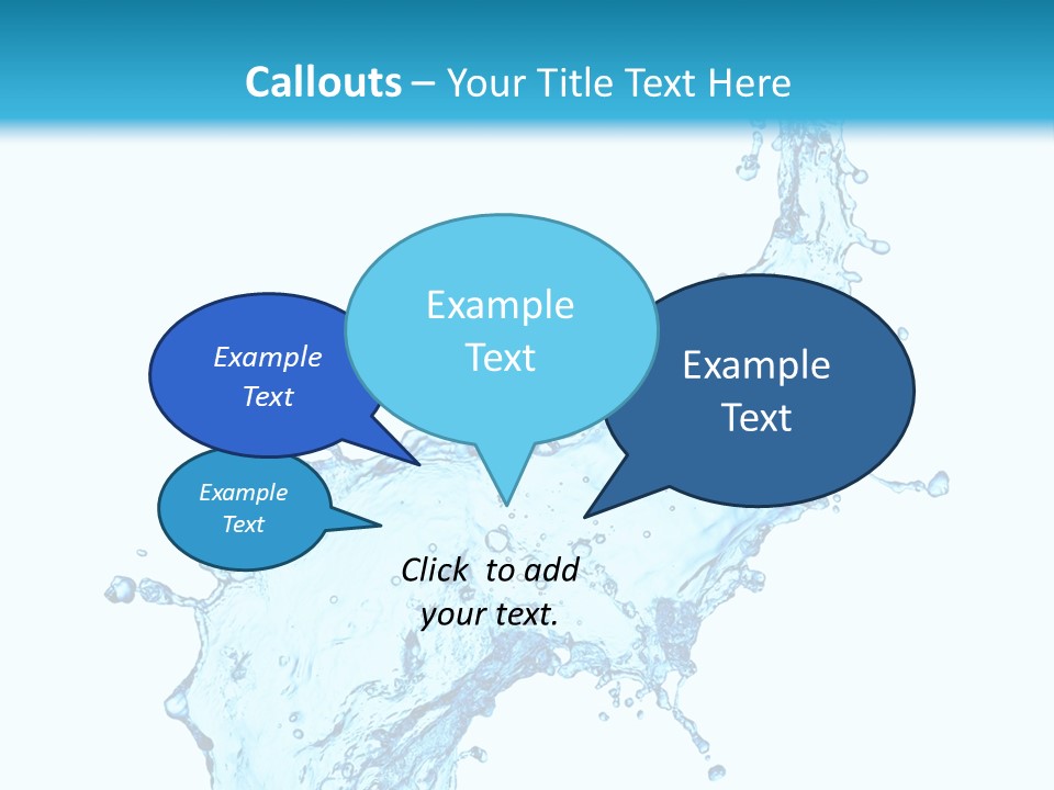 Purity Liquid Color PowerPoint Template