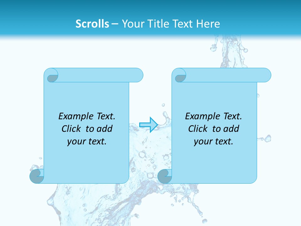 Purity Liquid Color PowerPoint Template