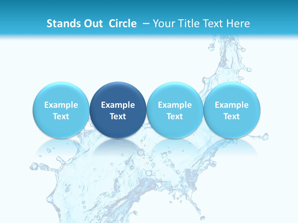 Purity Liquid Color PowerPoint Template