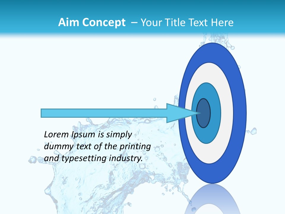 Purity Liquid Color PowerPoint Template