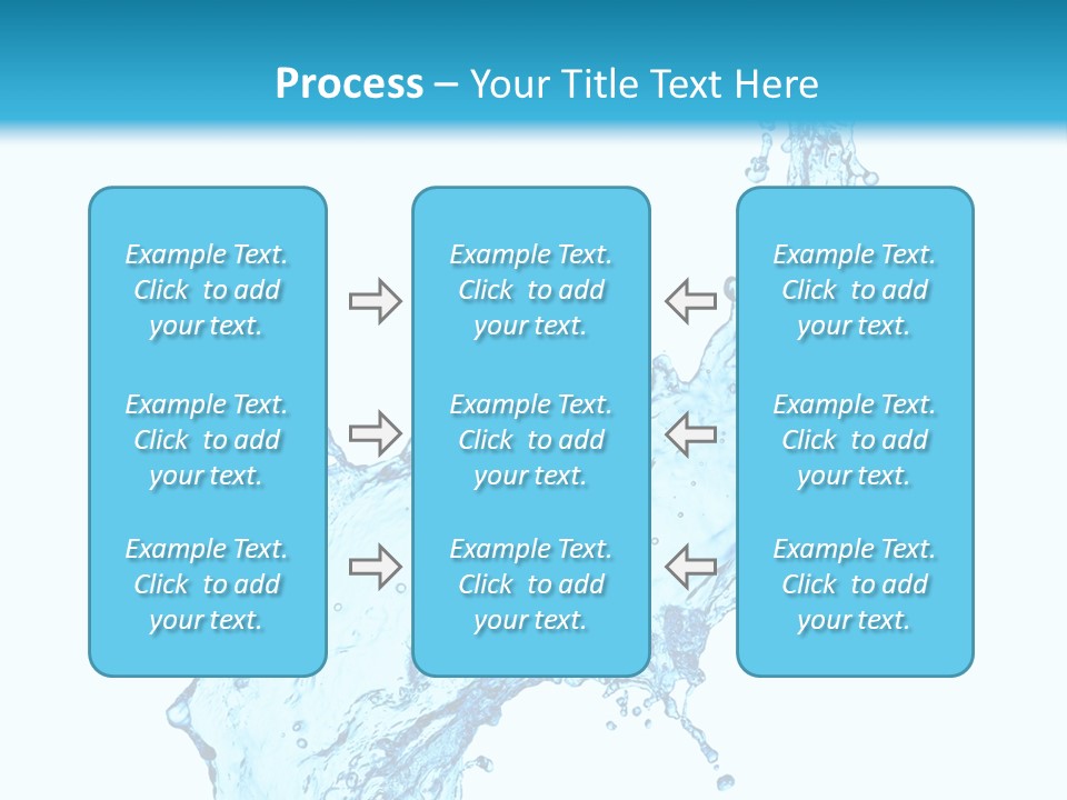 Purity Liquid Color PowerPoint Template