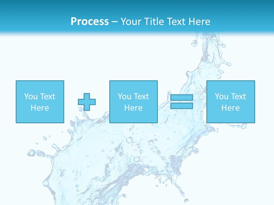 Purity Liquid Color PowerPoint Template