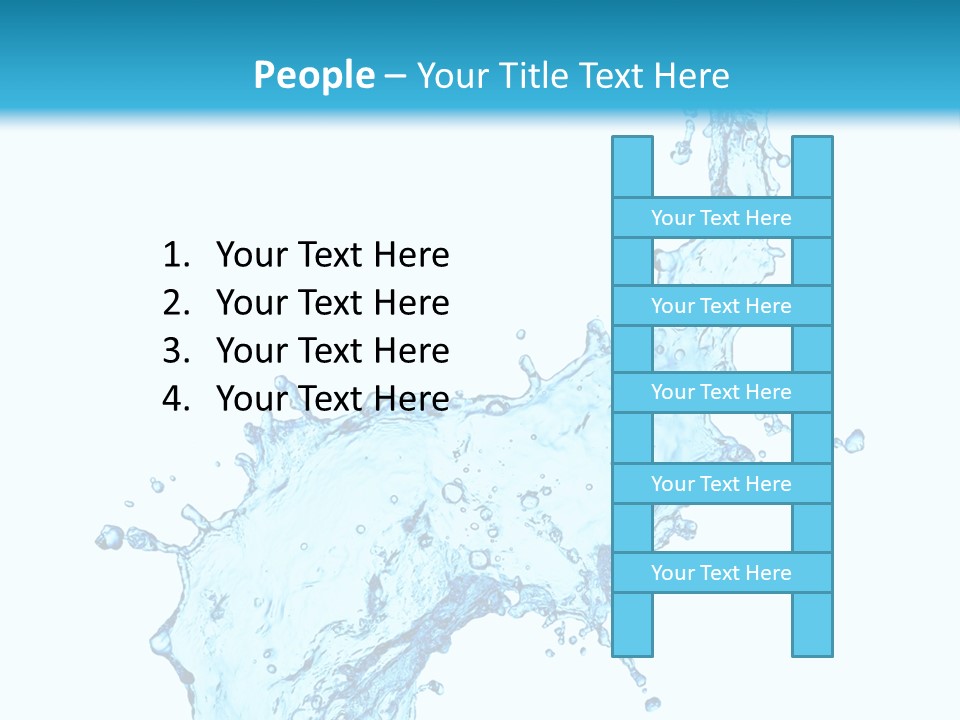 Purity Liquid Color PowerPoint Template