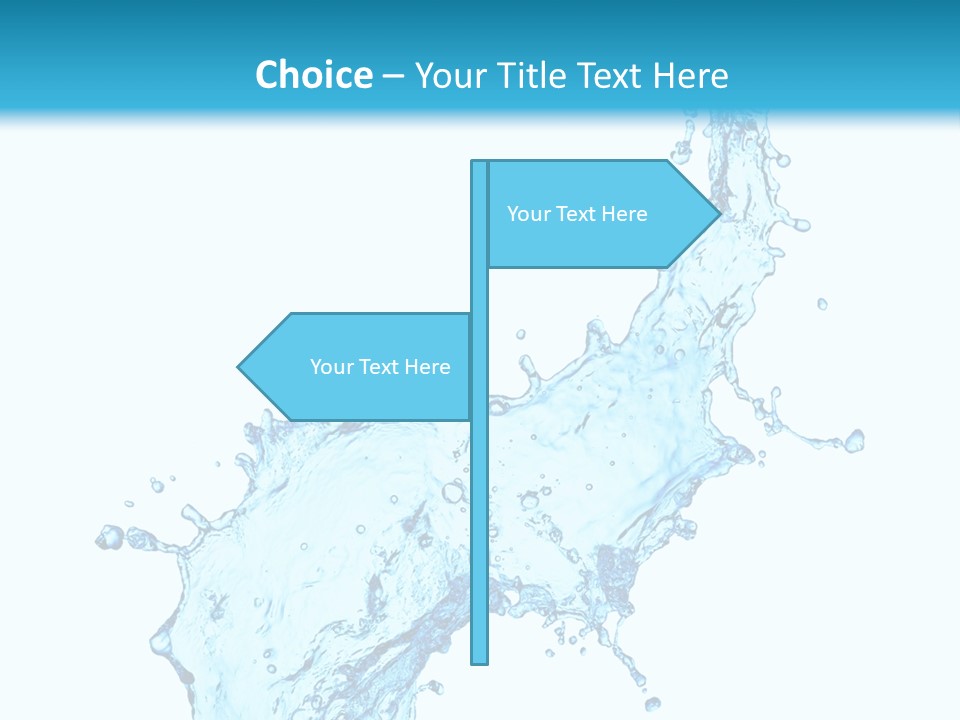 Purity Liquid Color PowerPoint Template