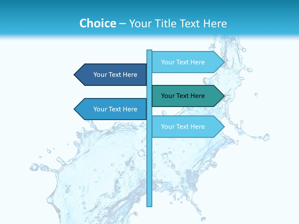 Purity Liquid Color PowerPoint Template
