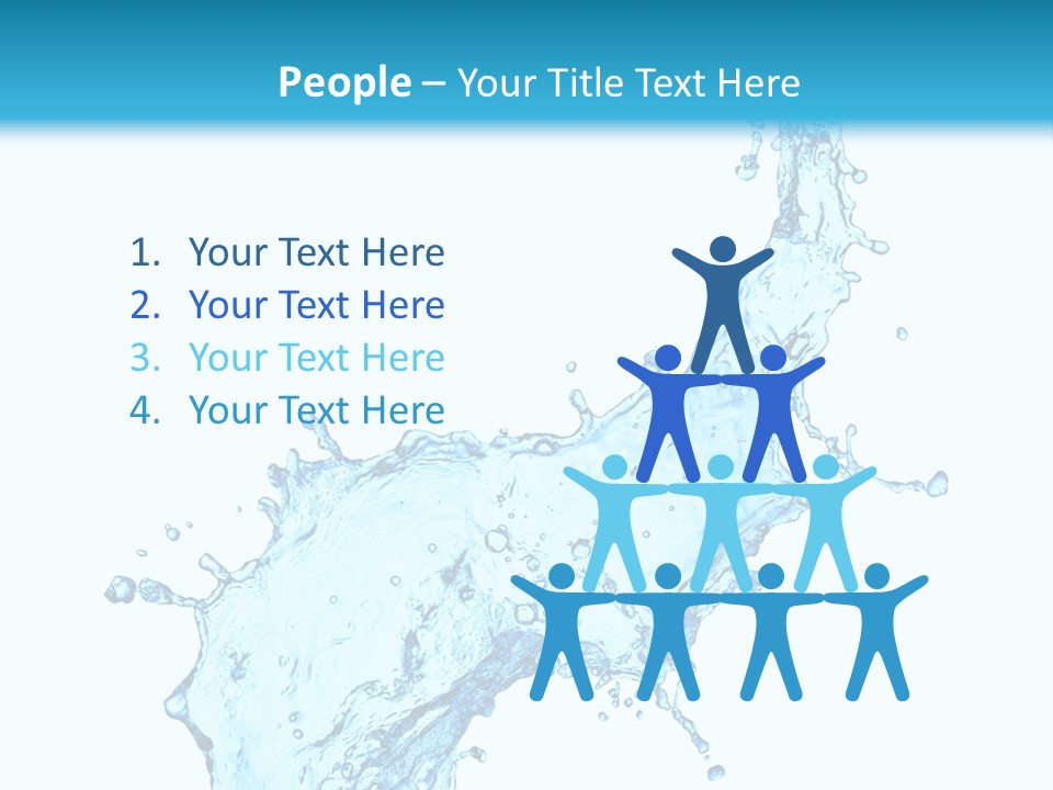 Purity Liquid Color PowerPoint Template