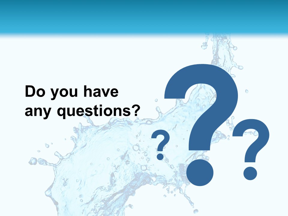 Purity Liquid Color PowerPoint Template