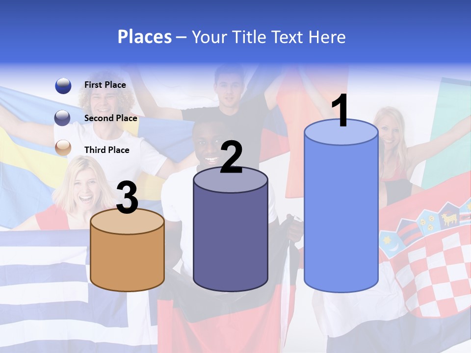 Men Happy Jump PowerPoint Template