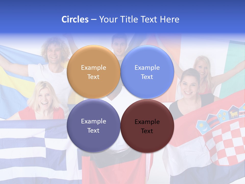 Men Happy Jump PowerPoint Template