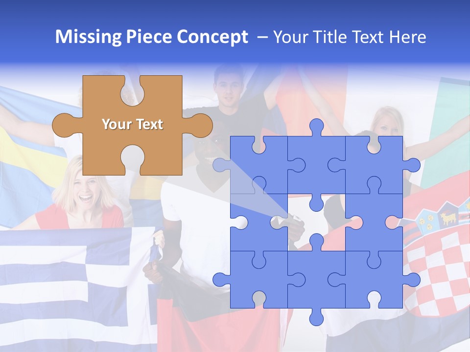 Men Happy Jump PowerPoint Template