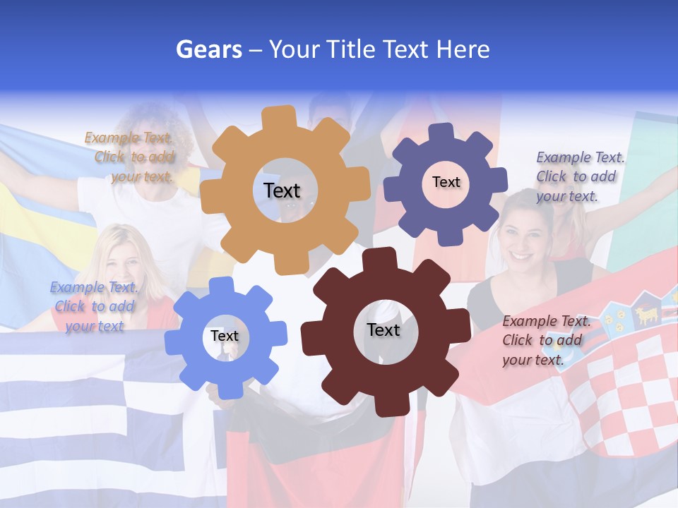 Men Happy Jump PowerPoint Template