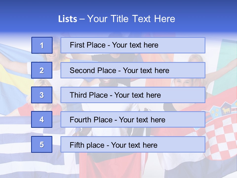Men Happy Jump PowerPoint Template