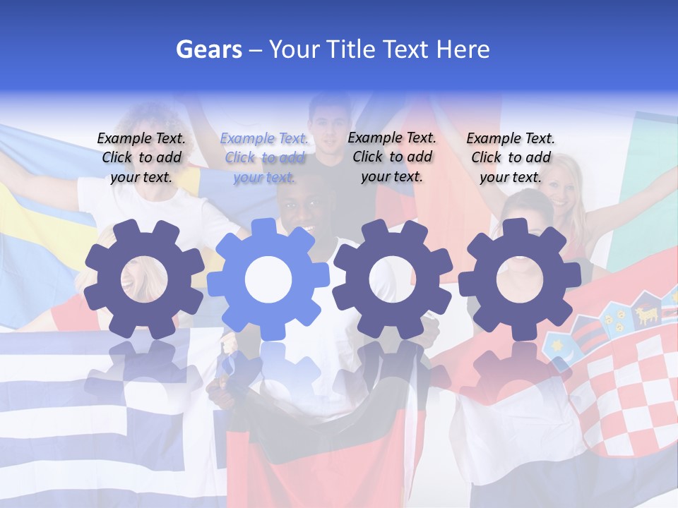 Men Happy Jump PowerPoint Template