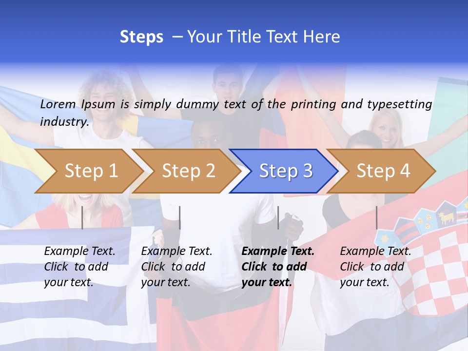Men Happy Jump PowerPoint Template