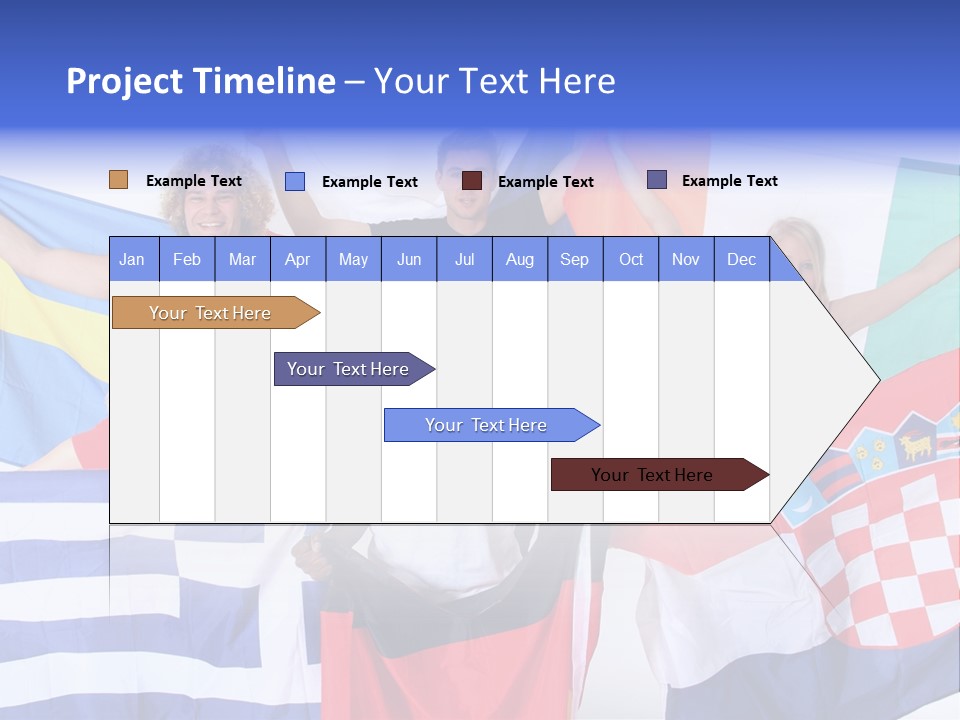 Men Happy Jump PowerPoint Template