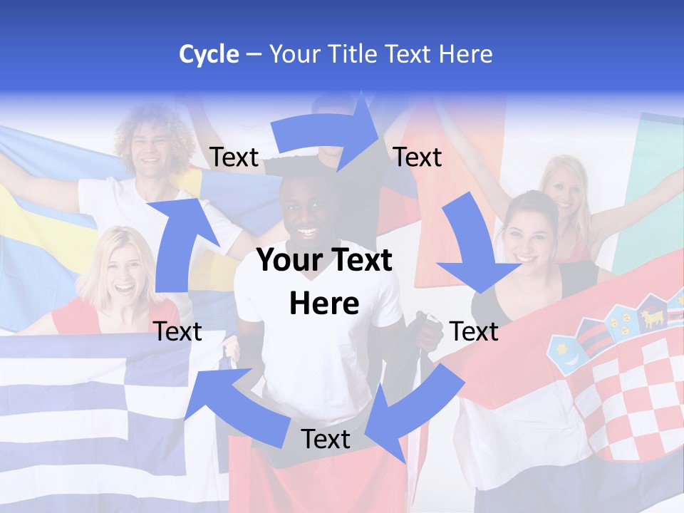 Men Happy Jump PowerPoint Template