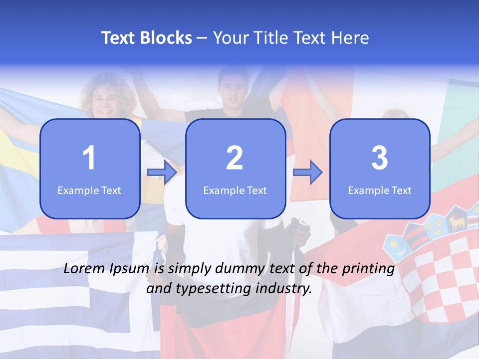 Men Happy Jump PowerPoint Template