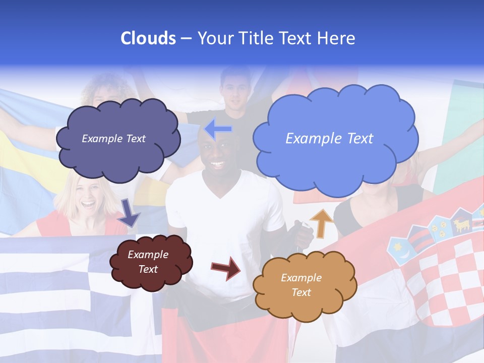 Men Happy Jump PowerPoint Template