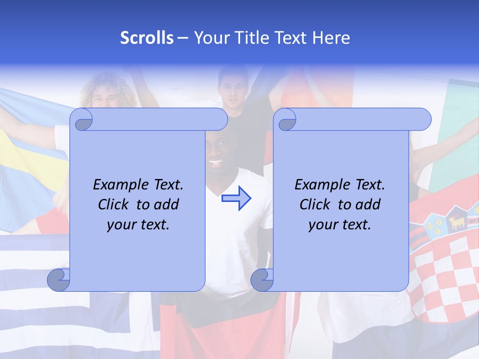 Men Happy Jump PowerPoint Template