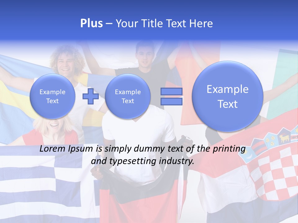 Men Happy Jump PowerPoint Template