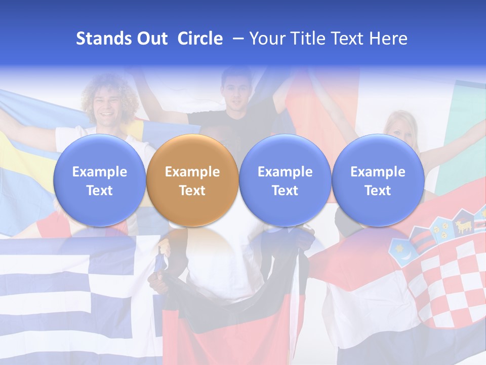 Men Happy Jump PowerPoint Template