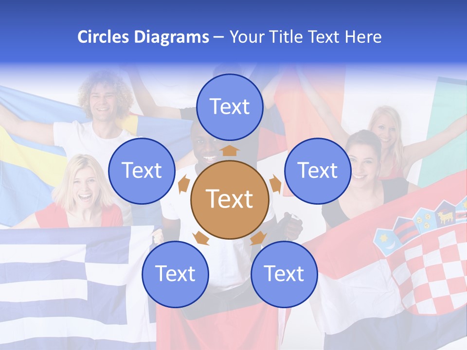 Men Happy Jump PowerPoint Template