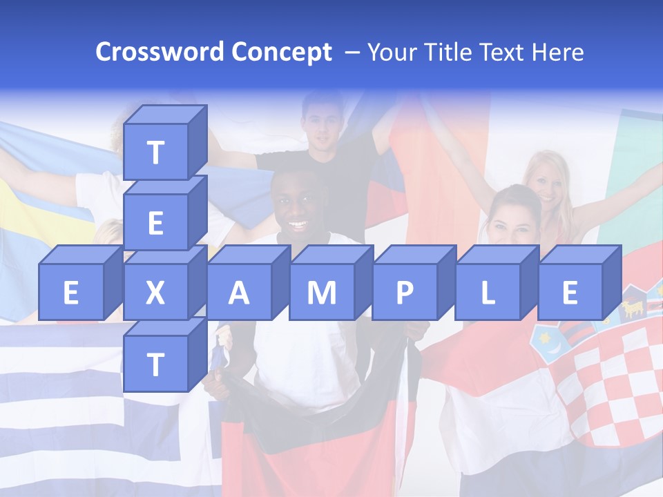 Men Happy Jump PowerPoint Template