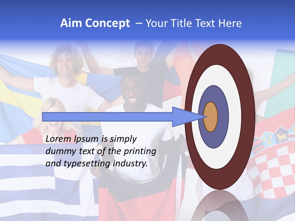 Men Happy Jump PowerPoint Template