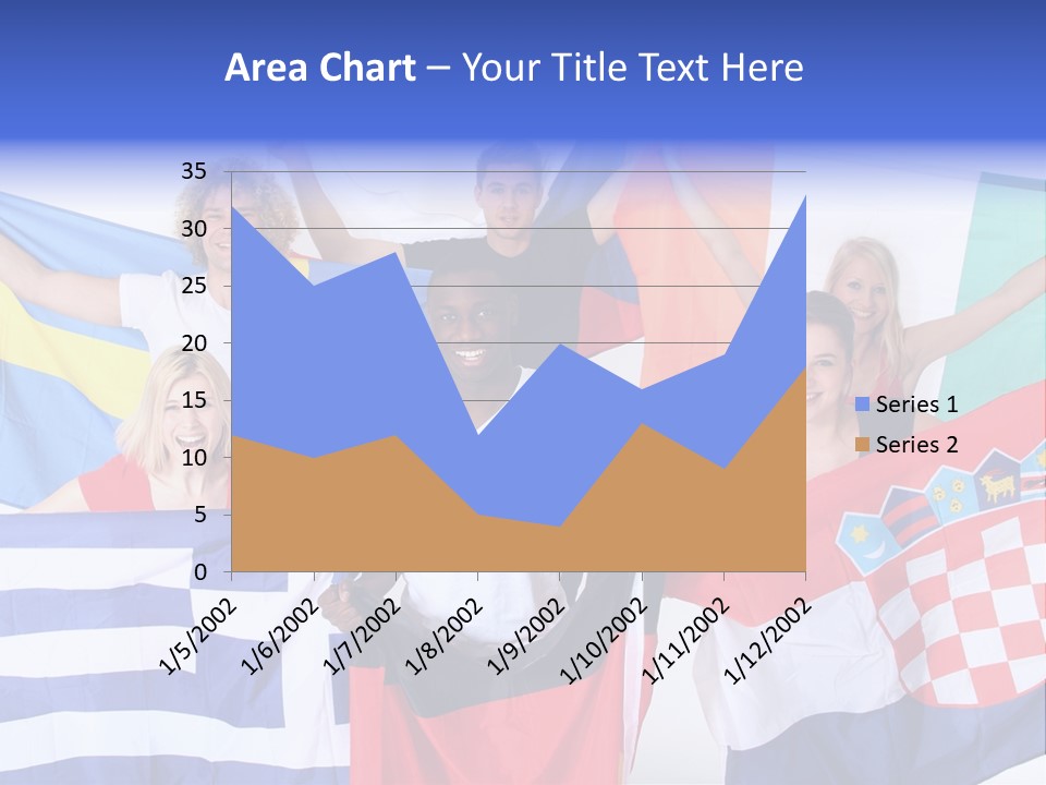 Men Happy Jump PowerPoint Template
