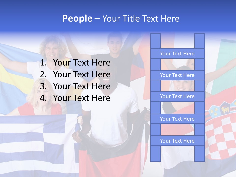 Men Happy Jump PowerPoint Template