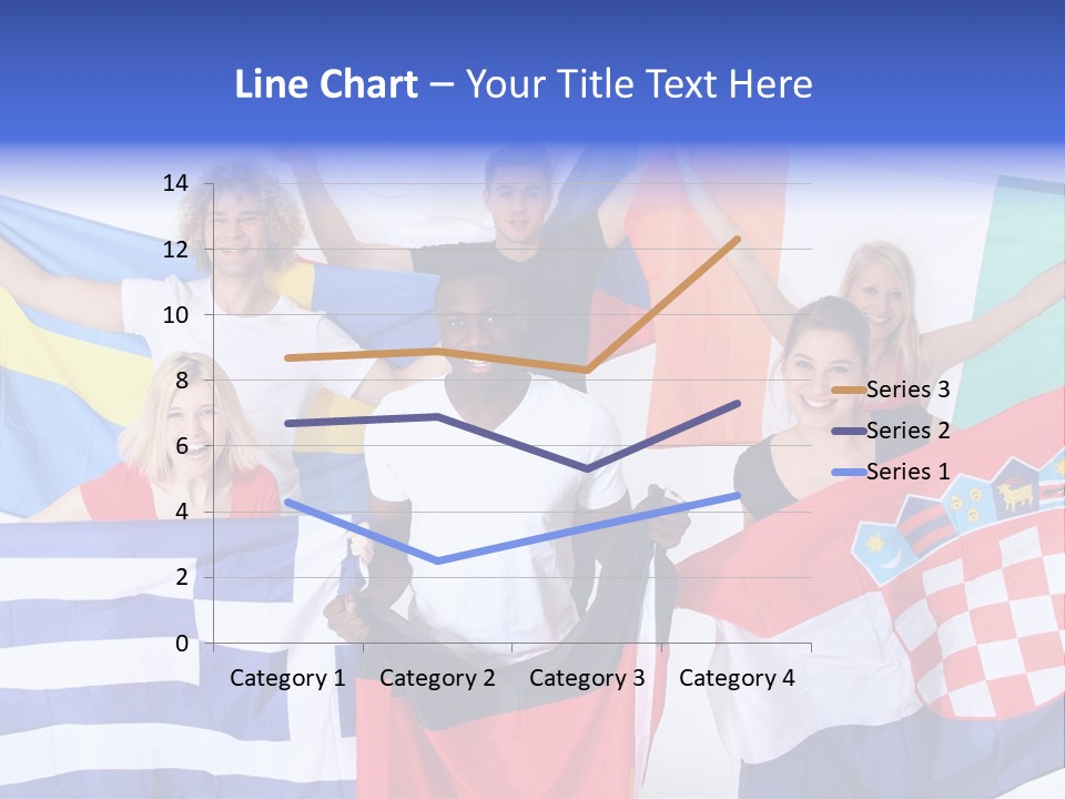 Men Happy Jump PowerPoint Template