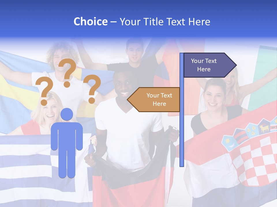 Men Happy Jump PowerPoint Template