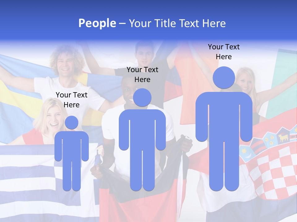 Men Happy Jump PowerPoint Template