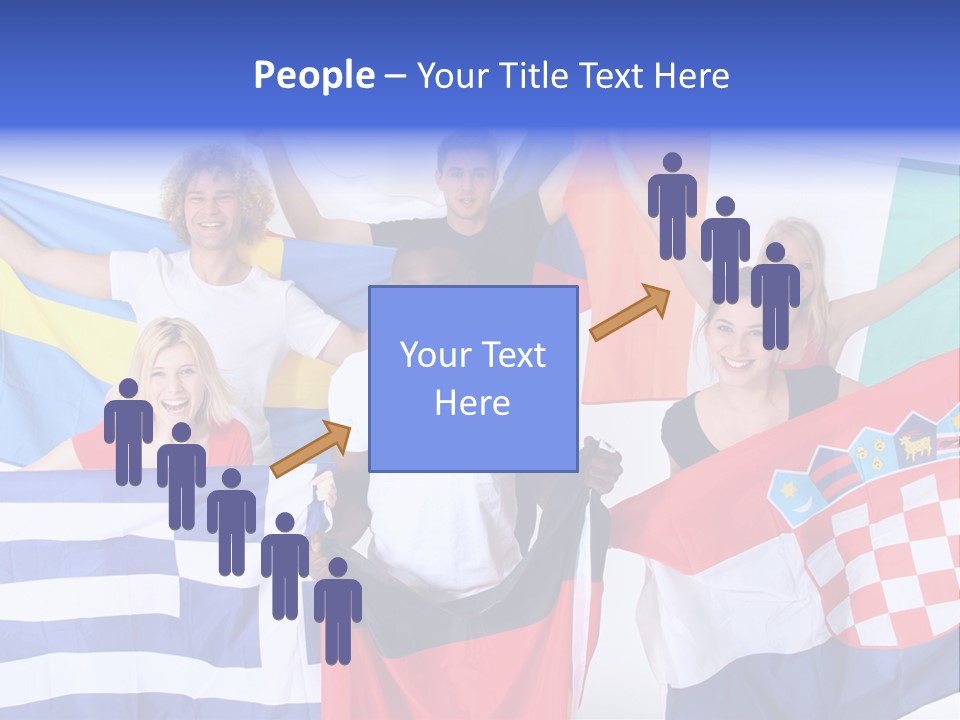 Men Happy Jump PowerPoint Template