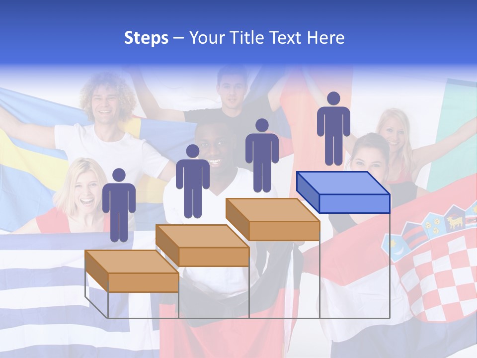 Men Happy Jump PowerPoint Template