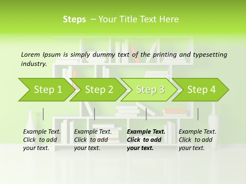 Yellow Minimalism Render PowerPoint Template