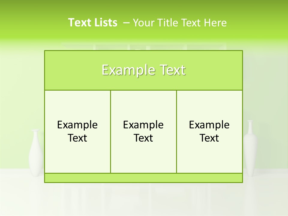 Yellow Minimalism Render PowerPoint Template