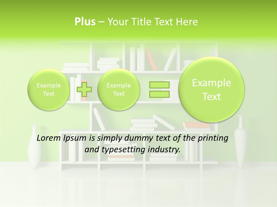 Yellow Minimalism Render PowerPoint Template