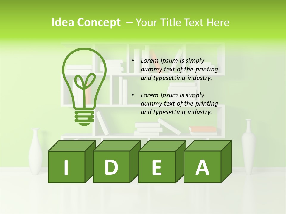 Yellow Minimalism Render PowerPoint Template