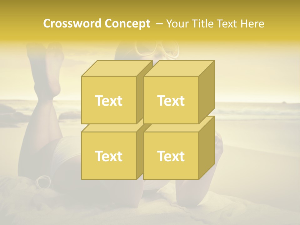 Stone Summer Beauty PowerPoint Template