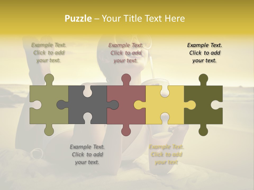 Stone Summer Beauty PowerPoint Template