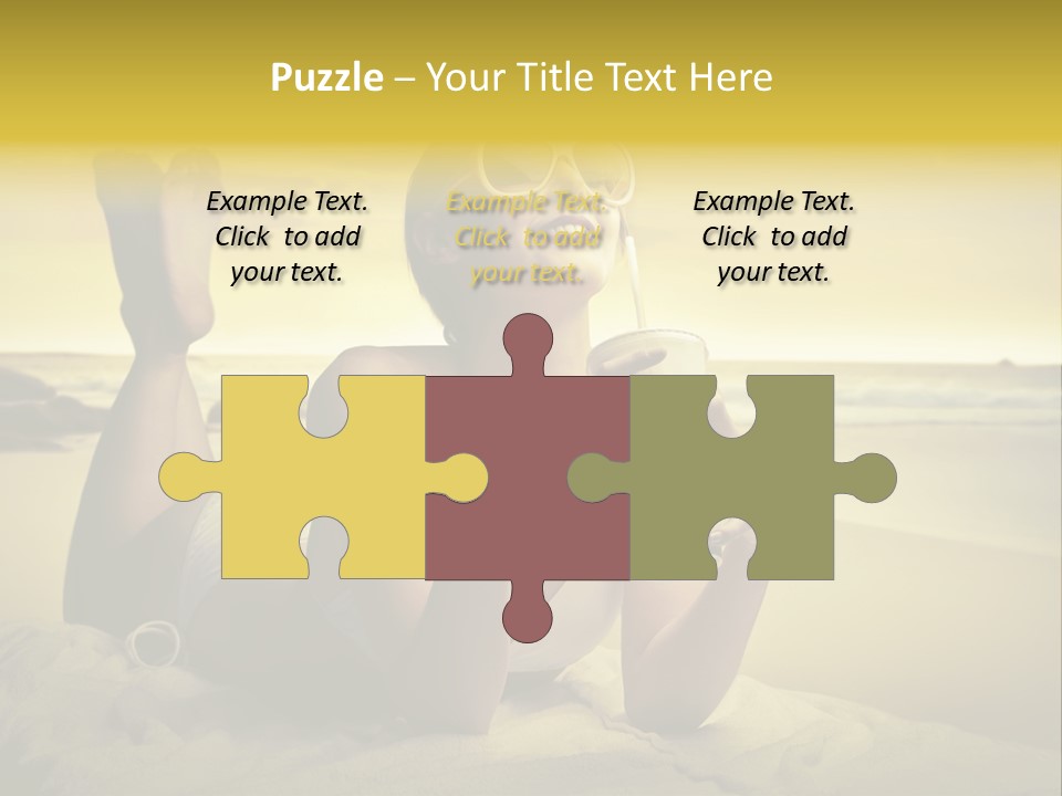 Stone Summer Beauty PowerPoint Template