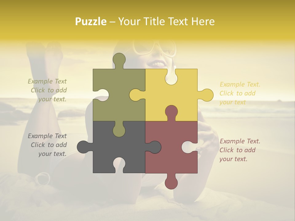 Stone Summer Beauty PowerPoint Template