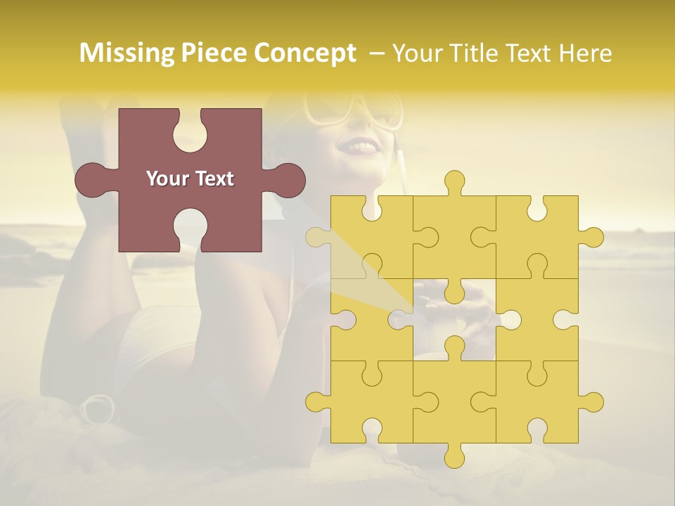 Stone Summer Beauty PowerPoint Template