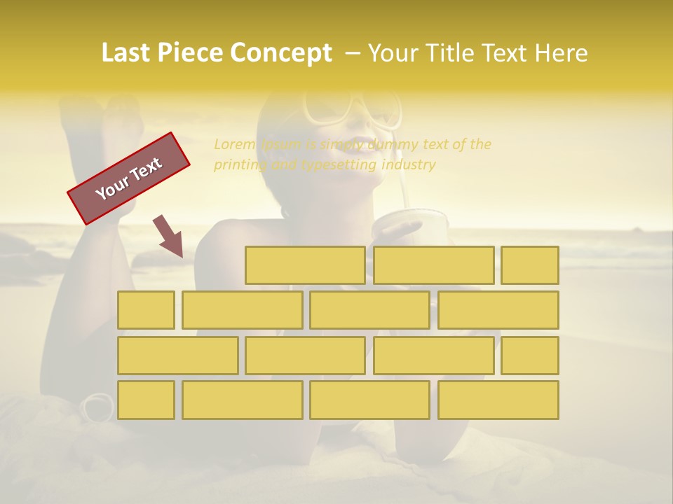 Stone Summer Beauty PowerPoint Template