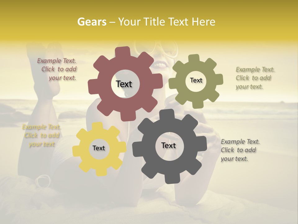 Stone Summer Beauty PowerPoint Template