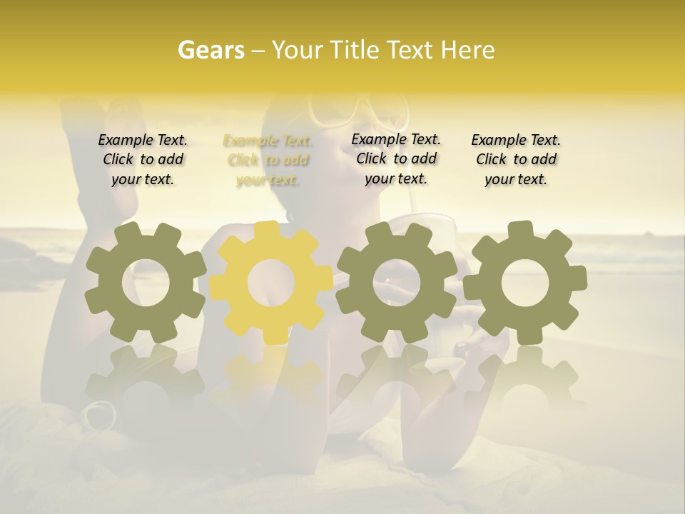 Stone Summer Beauty PowerPoint Template