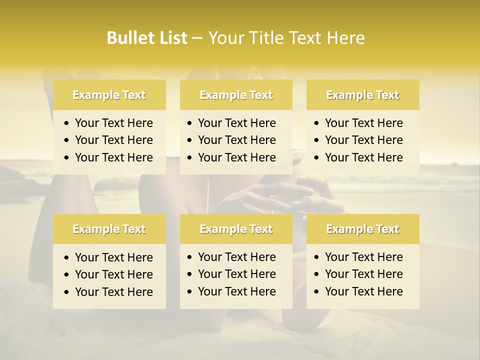 Stone Summer Beauty PowerPoint Template