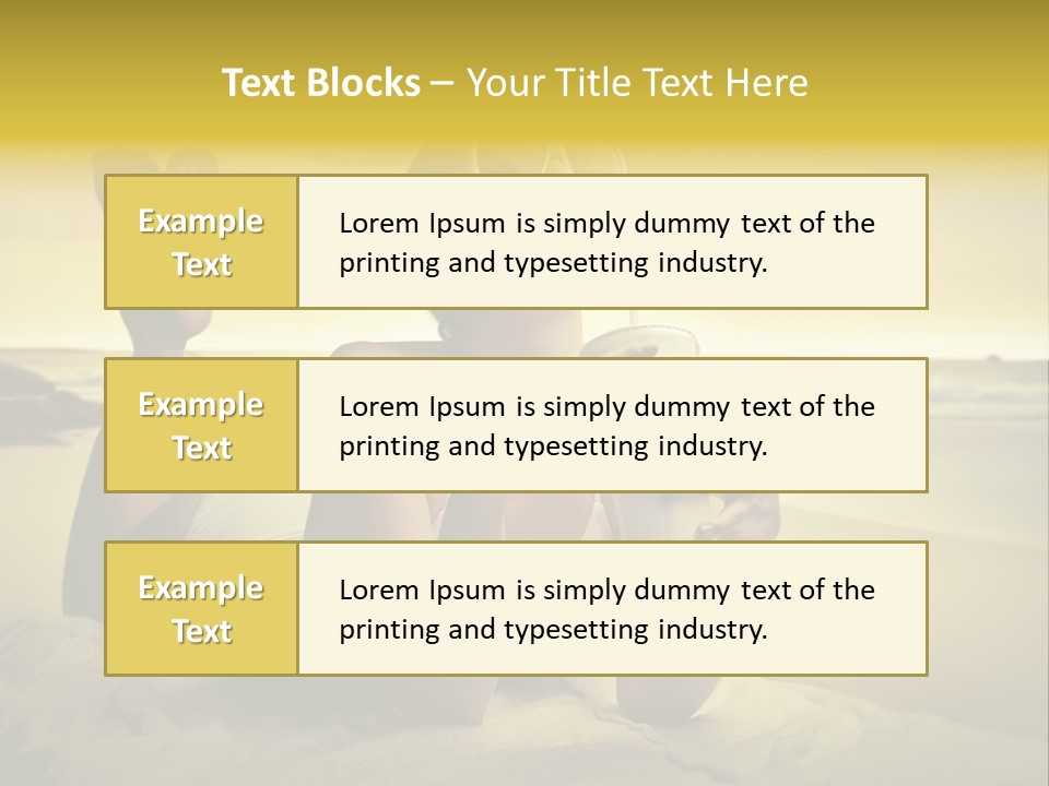 Stone Summer Beauty PowerPoint Template